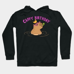 Cappy Birthday ✅ Capybara lover Hoodie